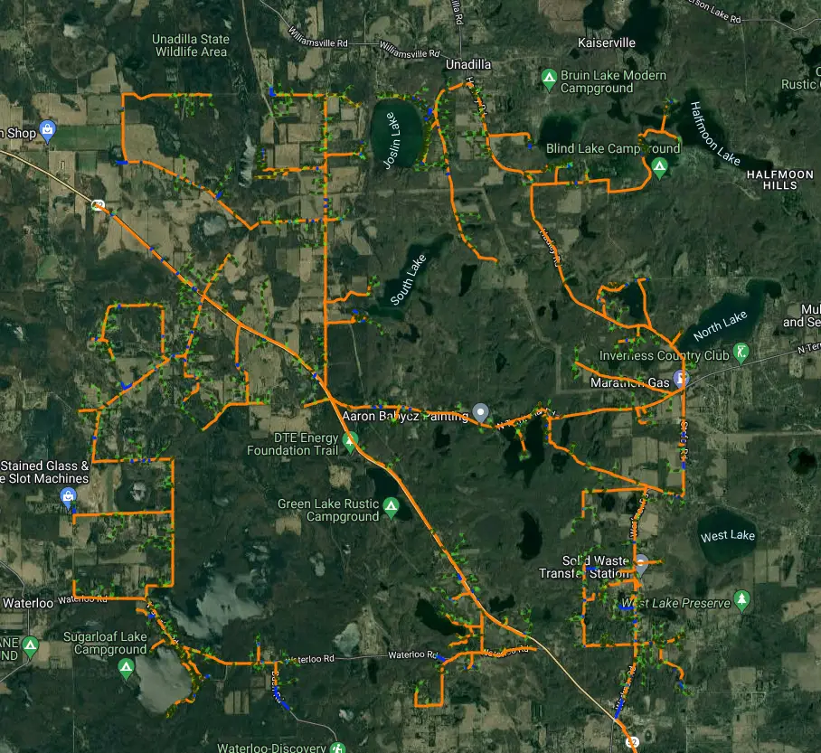 Lyndon Township fiber service map