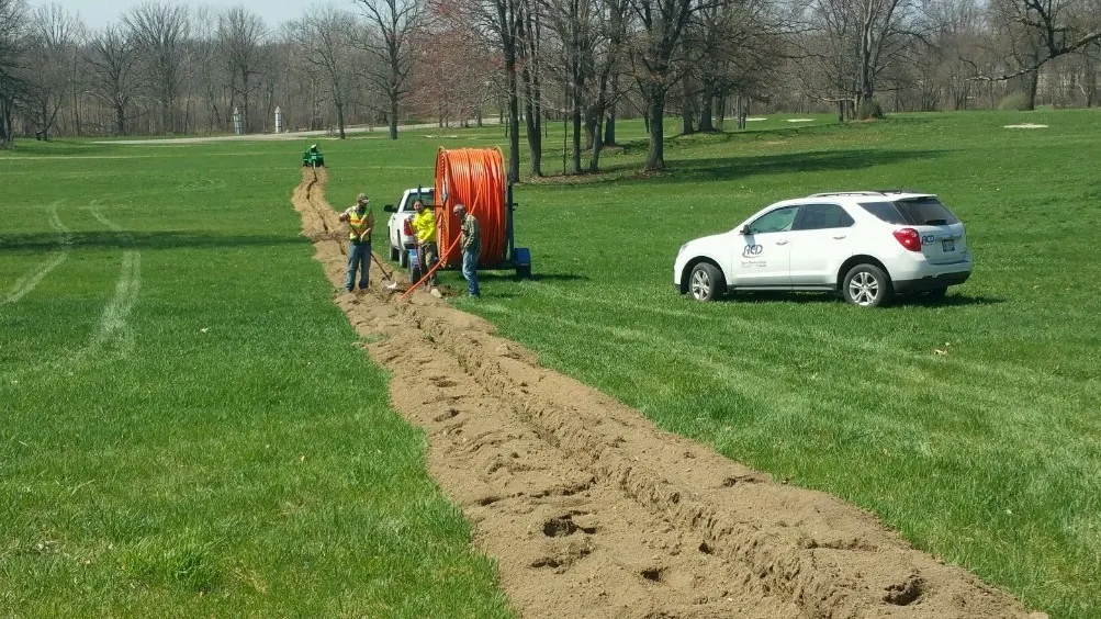 Underground fiber installation