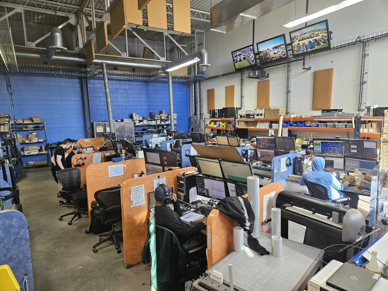 ACD operations and support floor in Lansing